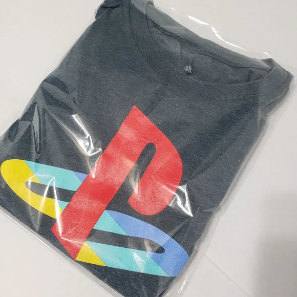 Playstation crewneck t-shirt Men's 2xl grayish blue green - Picture 7 of 7